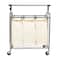 Household Essentials 3-Bag Laundry Sorter with Clothes Rack